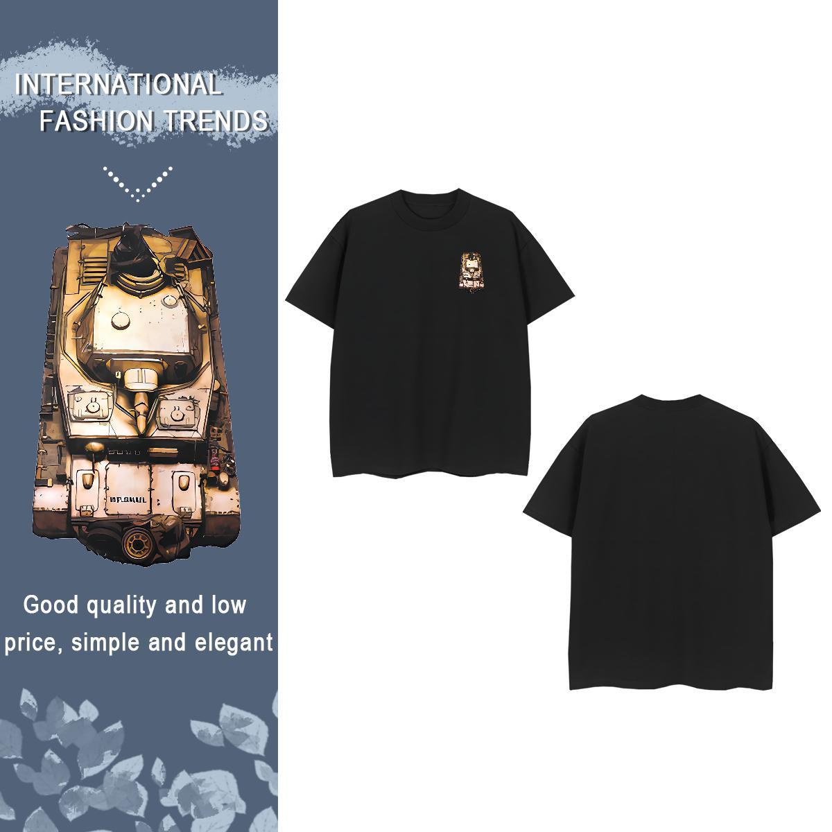 Mens T Shirts 230g Pure Cotton tank Spring Summer Breathable Short Sleeve Oversized 4XL Men Tshirts 2024 Summer Designer Tee Shirt