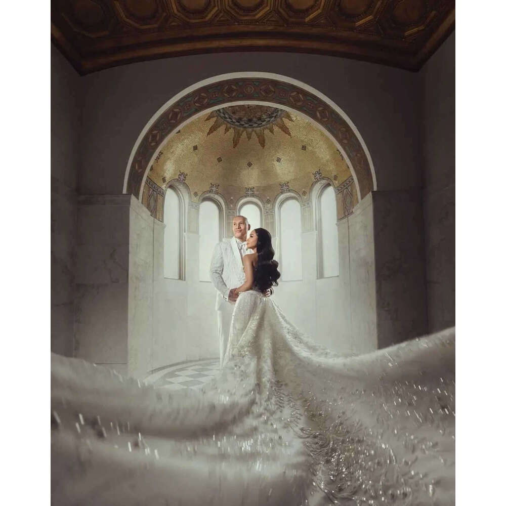 Eent Sheath Gown Wedding Dresses Beading Pearls Lace Strapless Bridal Gowns Big Custom Size Colour Vestidos De Novia 6660306