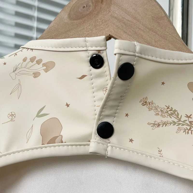 Bibs Burp Cloths Cute Baby Bibs Toddler Baberos Bavoir Waterproof Long Sleeve Apron Cartoon Animals Children Feeding Smock Bib Baby Stuff 0-5YL4812