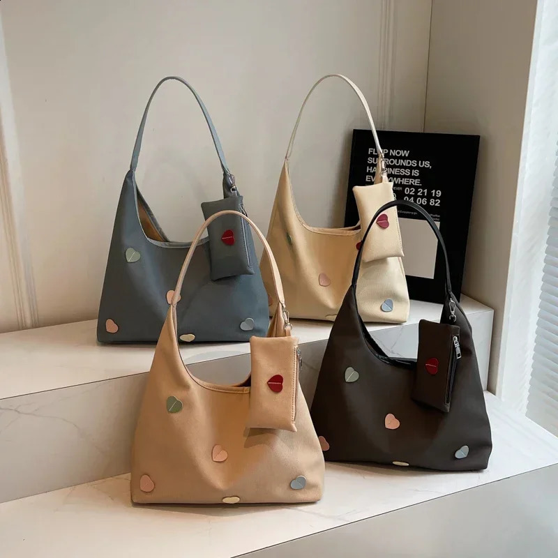 Sewing thread casual shoulder bag solid indoor company selling womens zipper canvas handbag 240813
