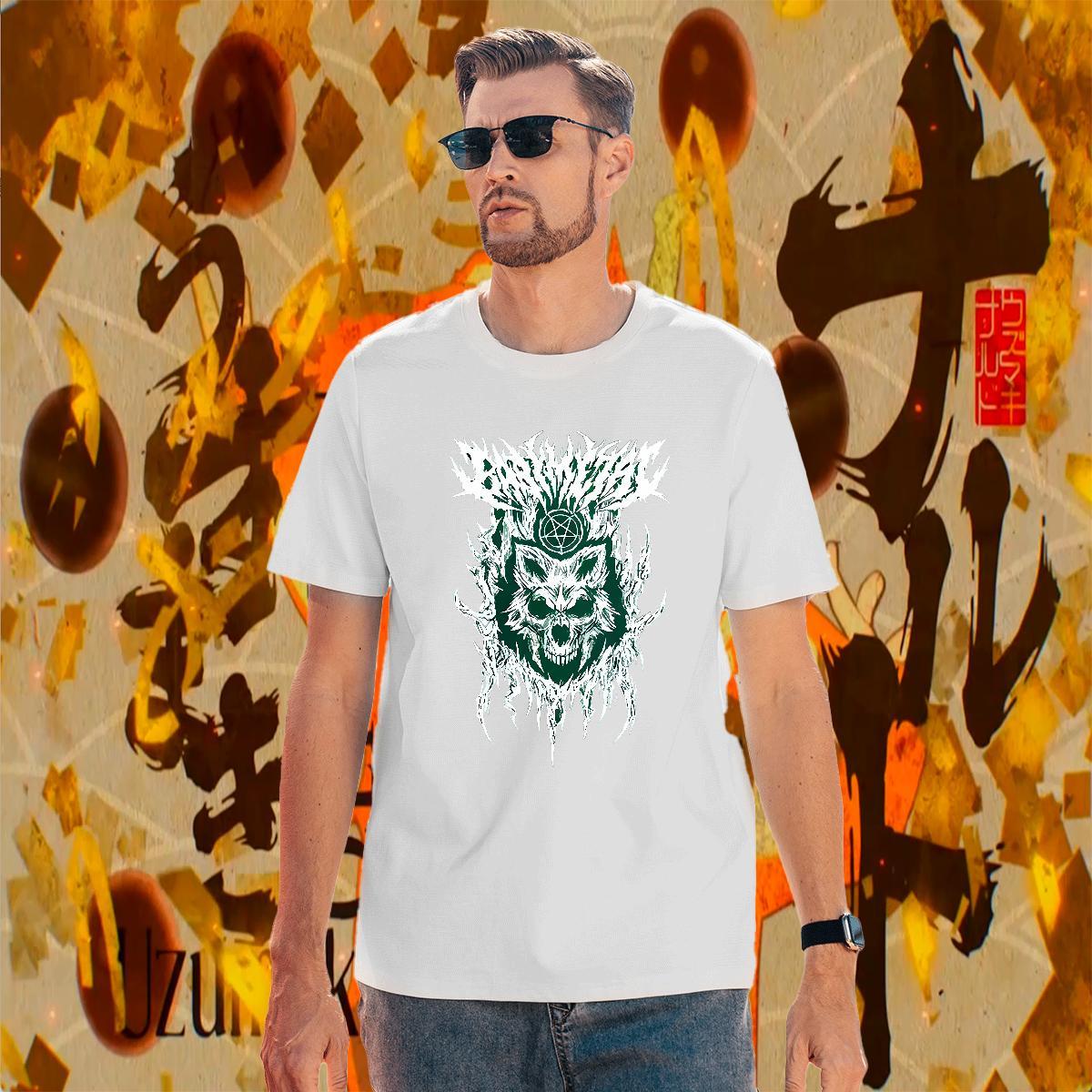 Unisex T-Shirts for Men wolf Breathable Outdoor Customized Print 230g Pure Cotton Couples T Shirts Designer Fashion Tops Tees