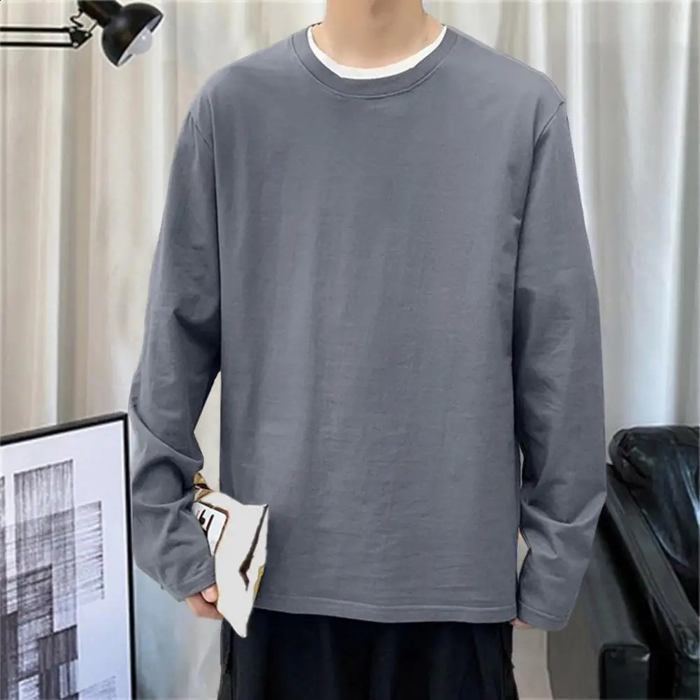 American Retro T Shirts Men Oversized T shirt Women Loose Long Sleeve Shirt Vintage Hip Hop Style Mens Streetwear Plus Size 240812