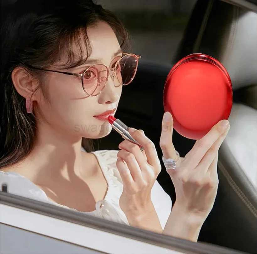 Mini Compact Makeup Mirror Handheld Small Round Foldable Mirror Portable Pocket Magnifying Vanity Mirrors Women Make Up ToolsXJ240813