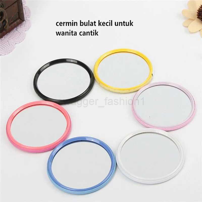 1pc Makeup Mirror Portable Hand Mini Make Up Mirror Travel Round Pocket Cosmetic Mirror Portable Beauty Makeup Tools AccessoriesXJ240813