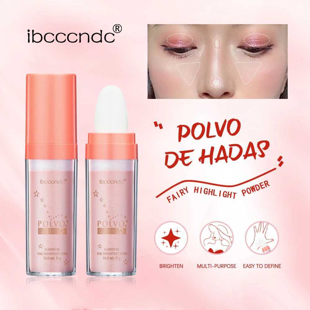 Face Body Highlander Micro Light Powder High Gloss Fairy Sparkle Sparkling Loose Powder Used for Hair Body Cosmetics Bright W240812