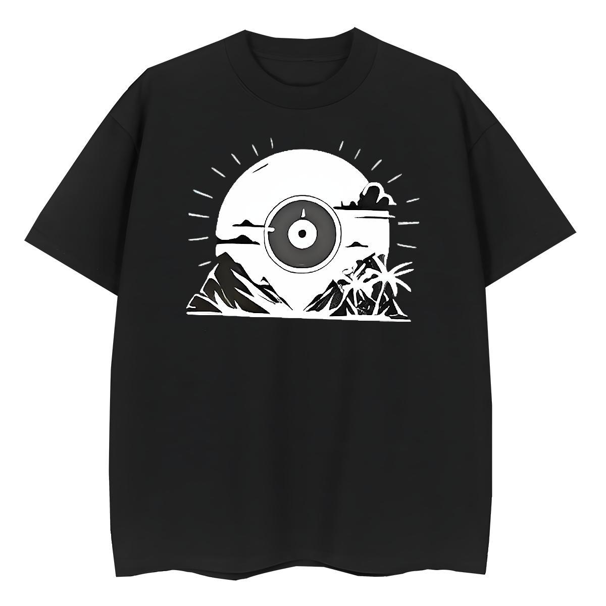 Designer Couples T Shirts Casual 230g Cotton DIY Logo Oversized Breathable Crew Neck mountains T-Shirts for Men Fashion Tops