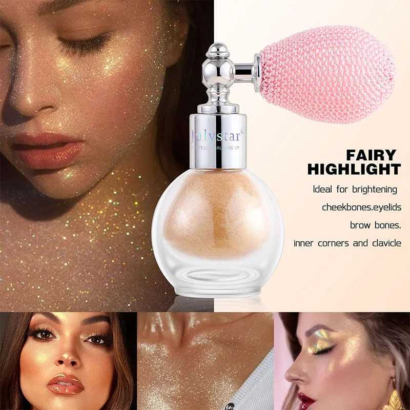 Diamond high gloss glitter spray high gloss powder bright polarized fairy powder facial body lighting makeup W240812