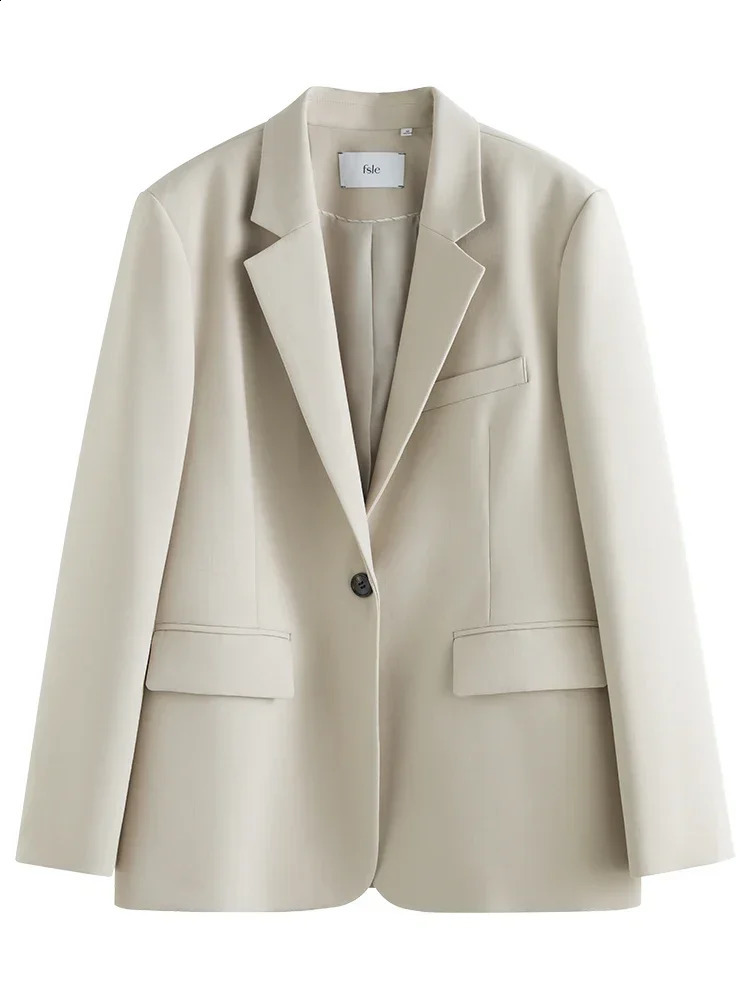 FSLE Korean Style Jacket Set for Womens Autumn Office Professional Pioneer Leisure Two Piece 240812
