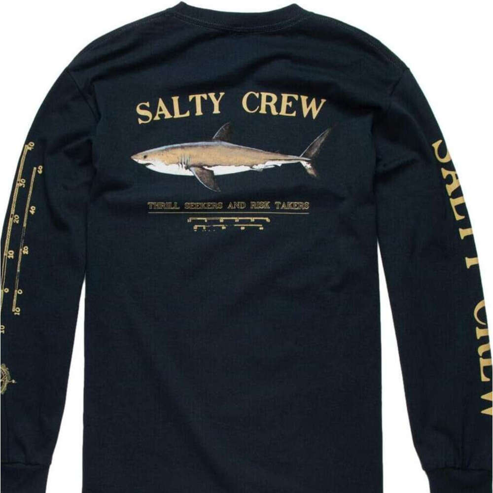 Long Sleeve Shirts for Men sweatshirt Bruce Navy Fashion Casual Long Sleeve Cotton Regular Fit - Lifestyle Beach Apparel T shirt Tee Streetwear Casual