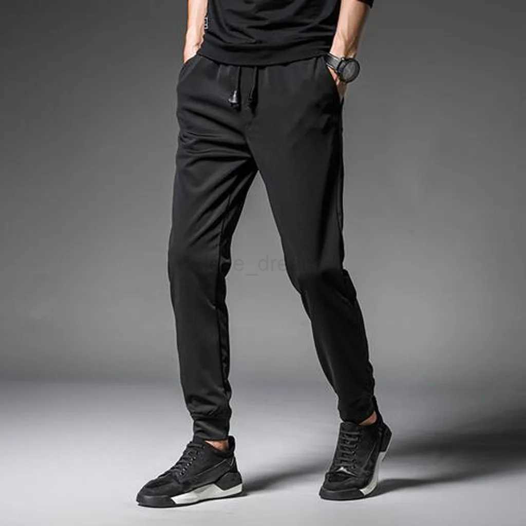 MenS Athletic Workout Jogger Sweatpants For Men With Zipper Pocket Drawstring Gym Plus Size Running Exercise Track TrouserXJ240813