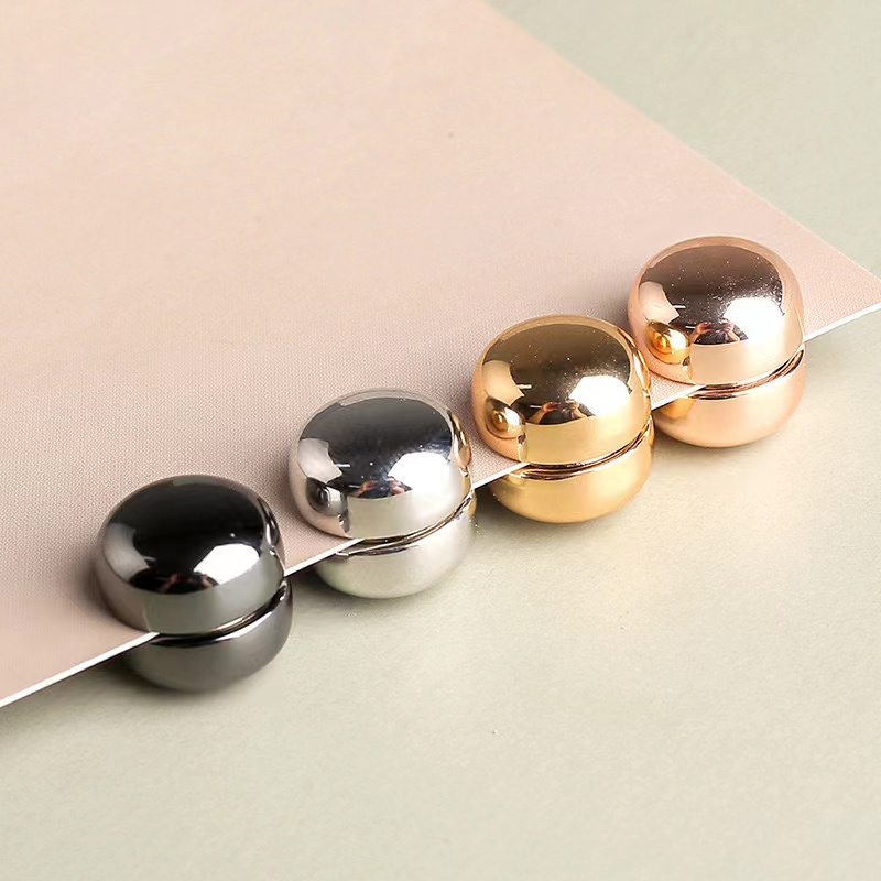 Spray painted electroplated circular magnetic buckle scarf buckle collar clip magnetic suction buckle brooch scarf shawl fixed anti light magnetic buc