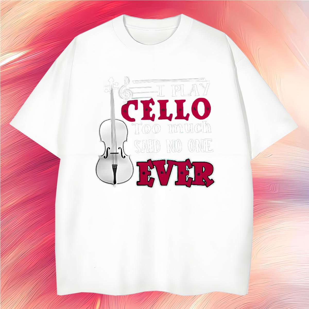 Popular guitar T Shirts Men Casual Men Tshirts 230g Pure Cotton New Arrival Round Neck Short Sleeve DIY Logo Oversized Top Tees