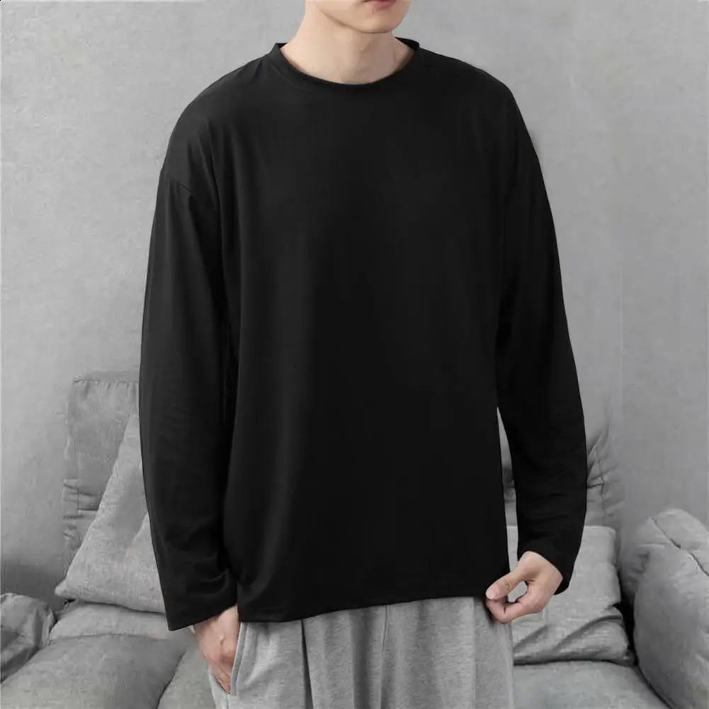 American Retro T Shirts Men Oversized T shirt Women Loose Long Sleeve Shirt Vintage Hip Hop Style Mens Streetwear Plus Size 240812