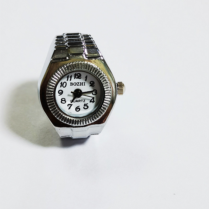 Simple all-in-one ring watch new Korean alloy creative watch ring performance goods R240813