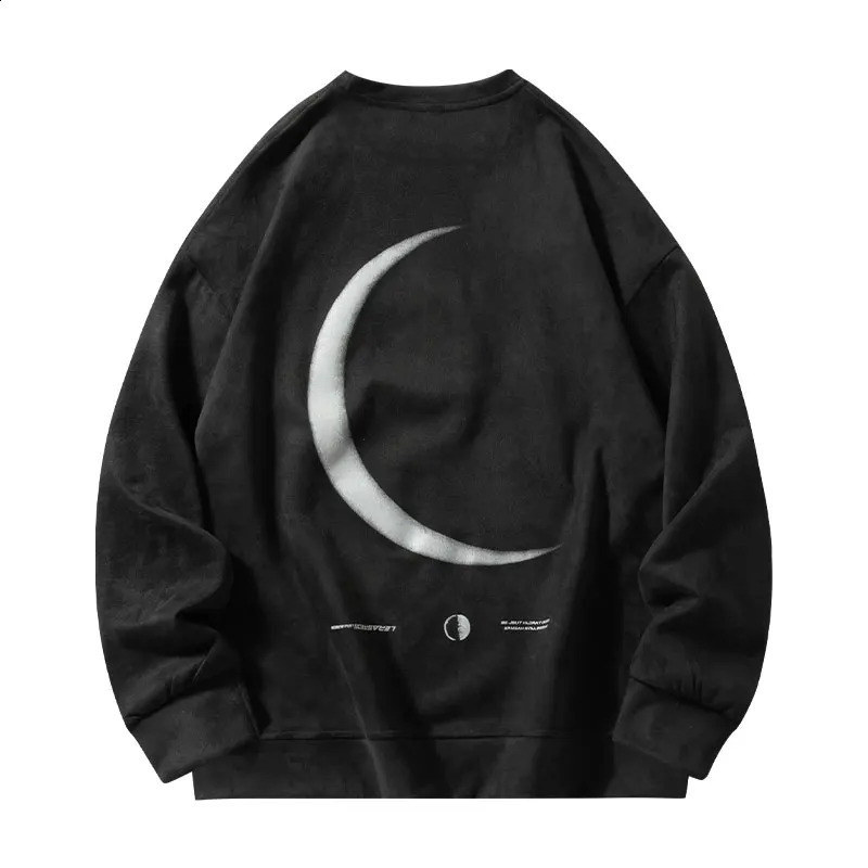 Spring Oversize Long Sleeve T-Shirt Men Printed Baggy Sweatshirts Fashion Korean Streetwear Pullovers Tops Male Female Plus Size 240812
