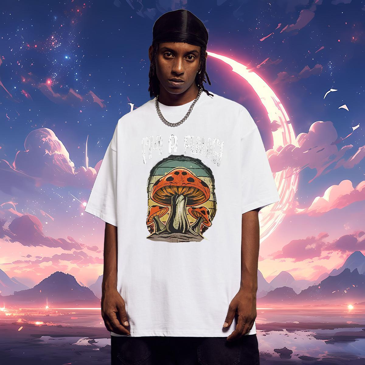 T Shirts Men 230g Cotton halloween Casual Short Sleeve Soft Plus Size Custom Men Tees New High Quality Tops Tees