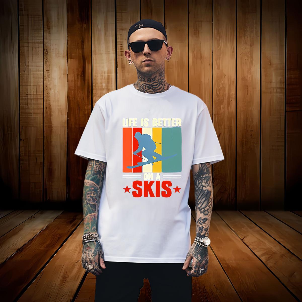 Loose letter Men T Shirts Sports Casual Couples T Shirts 230g Pure Cotton Fashion Casual O Neck Short Sleeves DIY Tops
