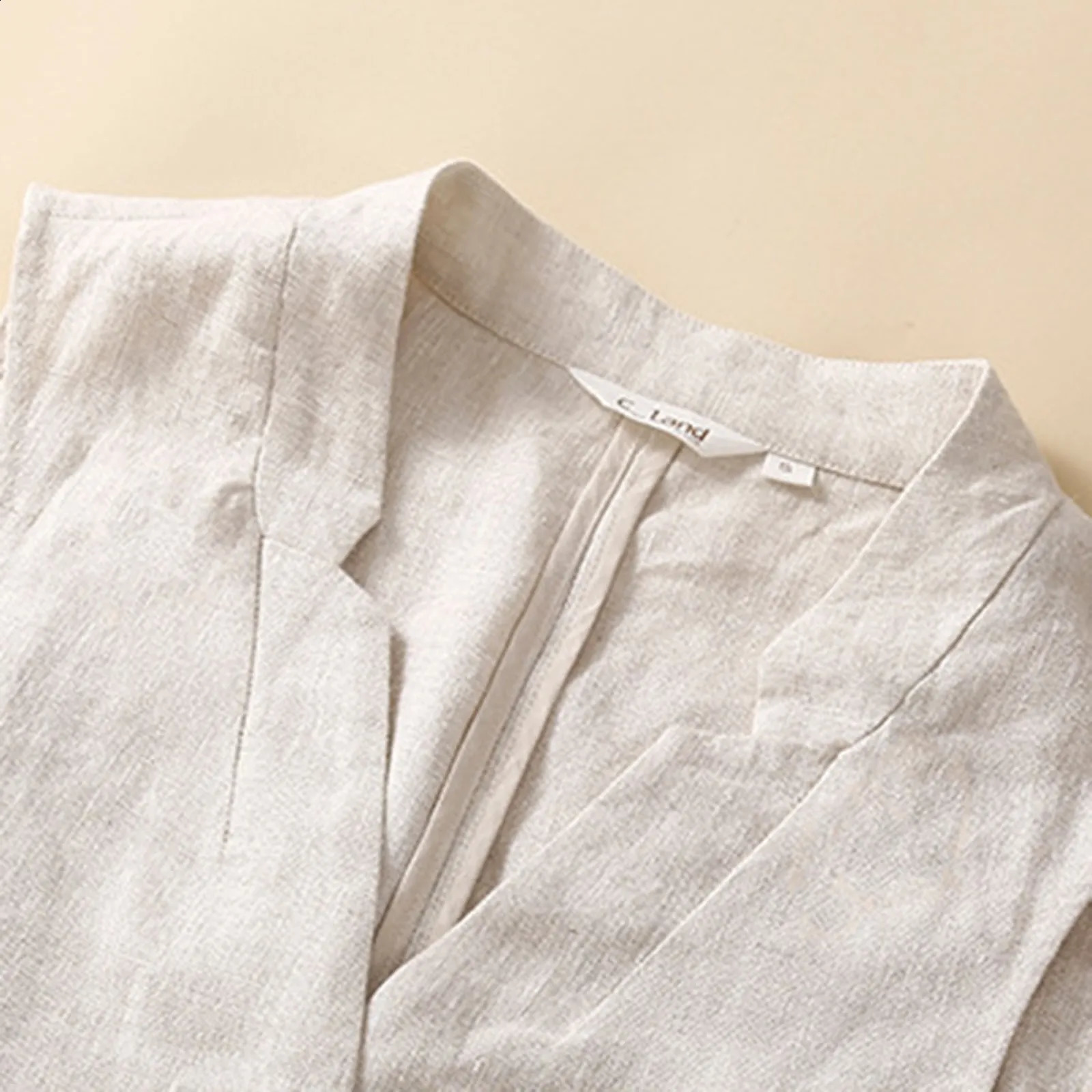 Vintage Women Vest Cotton Linen Casual Loose Vest Outerwear Single Breasted V Neck Sleeveless Vests Jackets 2024 Summer Top 240813