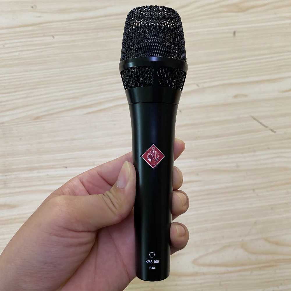 Free Shipping KMS105 Microphone kms 105 Supercardioid Vocal Mic Condenser Microfonos audio broadcast singing Recording Studio CL240813