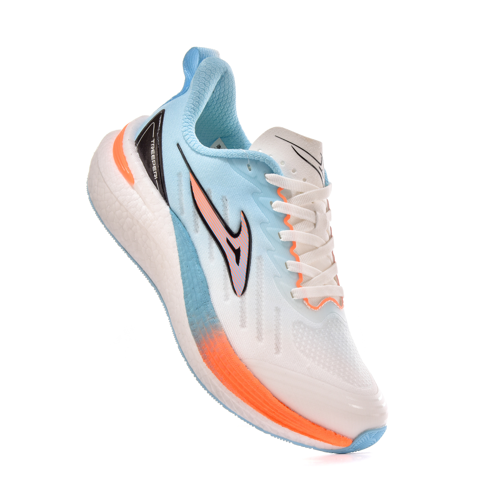 TREEPERI Wave Maker Speed Running Shoes men white black carbon fibre designer shoes women peach pink green sports sneakers mens womens athletic traine