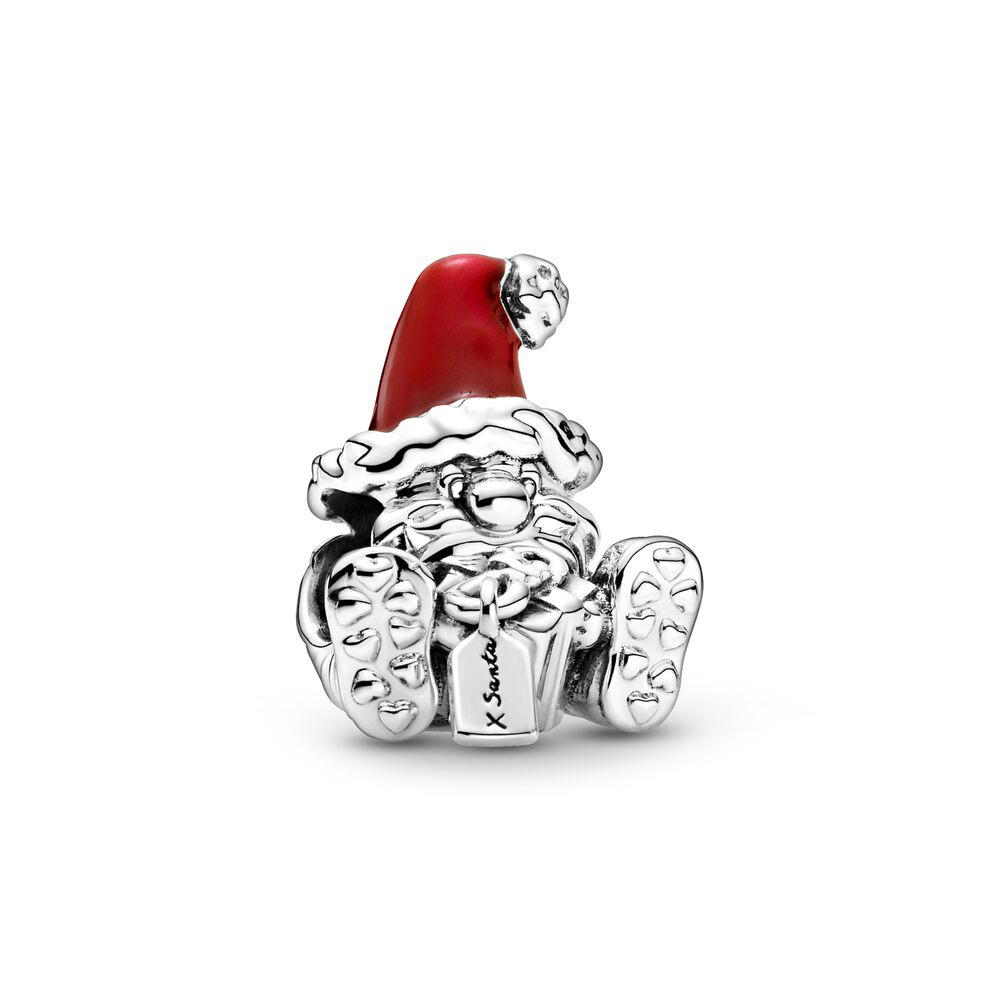 Christmas Series 925 Sterling Silver Bracelet Hanging Beaded Accessories Women Is Charm Jewelry Making Ground Bead