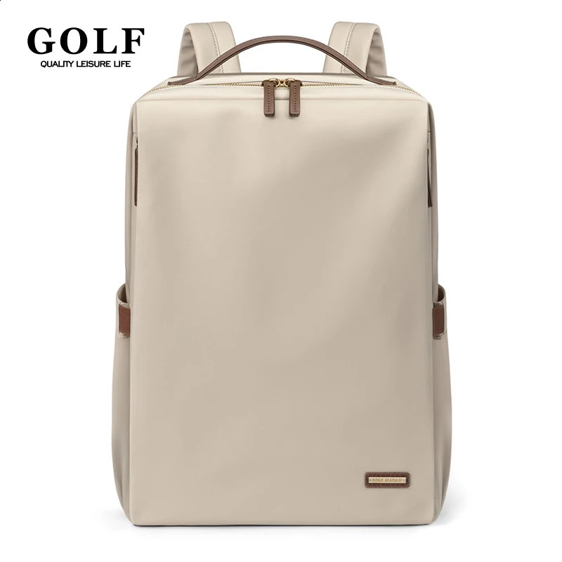 Golf laptop backpack elegant womens 14 inch bag waterproof work casual multi pocket 240813