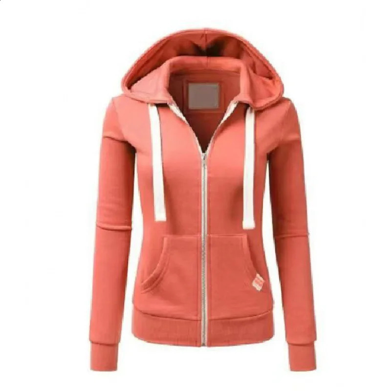 Spring/Autumn women Fashion Color Block Sweater European And American Style Outdoor Casual Tops Street Hoodie 240812