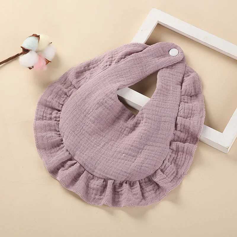 Bibs Burp Cloths INS Hot Baby Bibs Kawaii Newborn Girls Cotton Muslin Saliva Towel Flowers Cherry Leopard Lace Babies Accessories Children StuffL4812