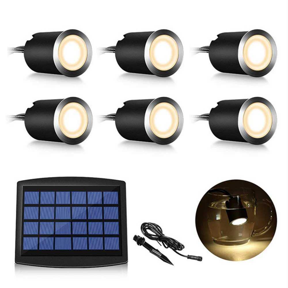 Solar LED Deck Light Outdoor Garden Lamps 12V DC Led Deck Light Kit Waterproof IP67 Underground light Terrace Staircase Lighting CL240813