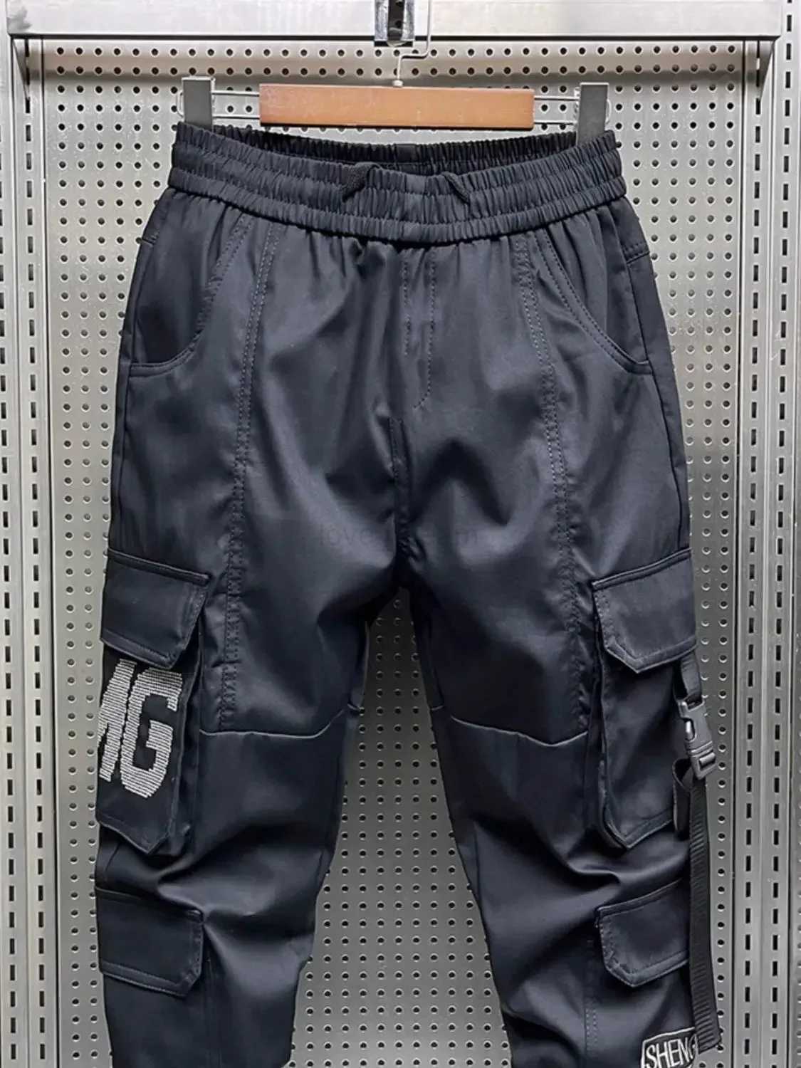 Luxury Brand Mens Clothing Fashion Hip Hop Street Pants Multi-Pocket Cargo TrousersXJ240813