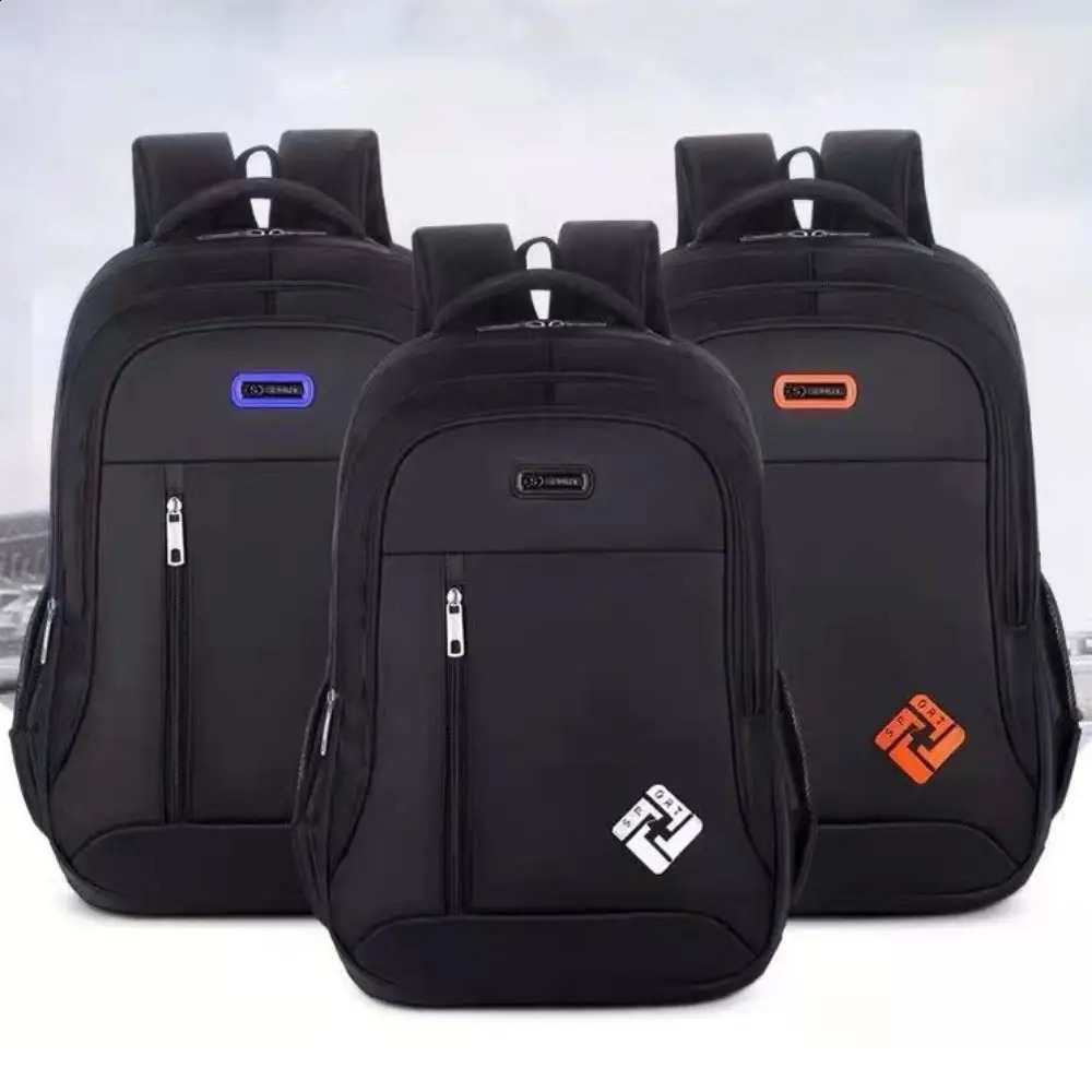 Multi functional mens backpack large capacity business laptop waterproof movie casual bag school 240813