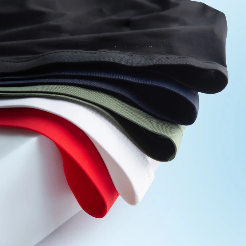 2pcs Pouch Nylon Men Underwear Briefs Ice Silk Male Seamless Underpants Low-Waist Thin Panties Plus Size 240812