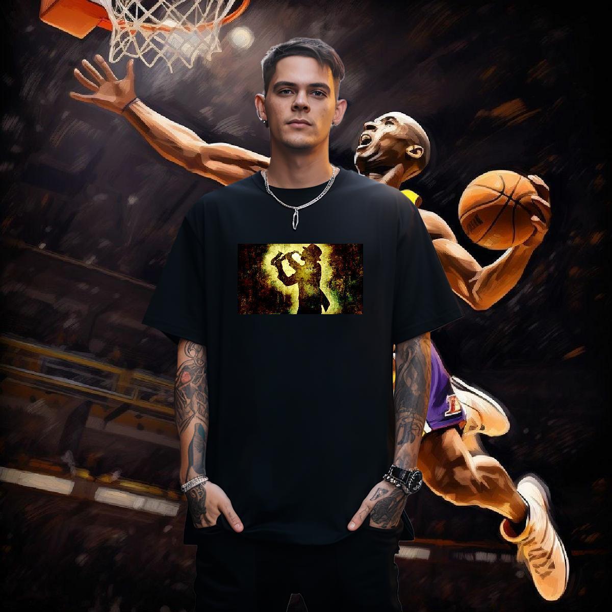 T-Shirts 100% Cotton 230g portrait Beach Crew Neck Breathable Custom Print Plus Size Men Tees Factory Direct Soft Clothings