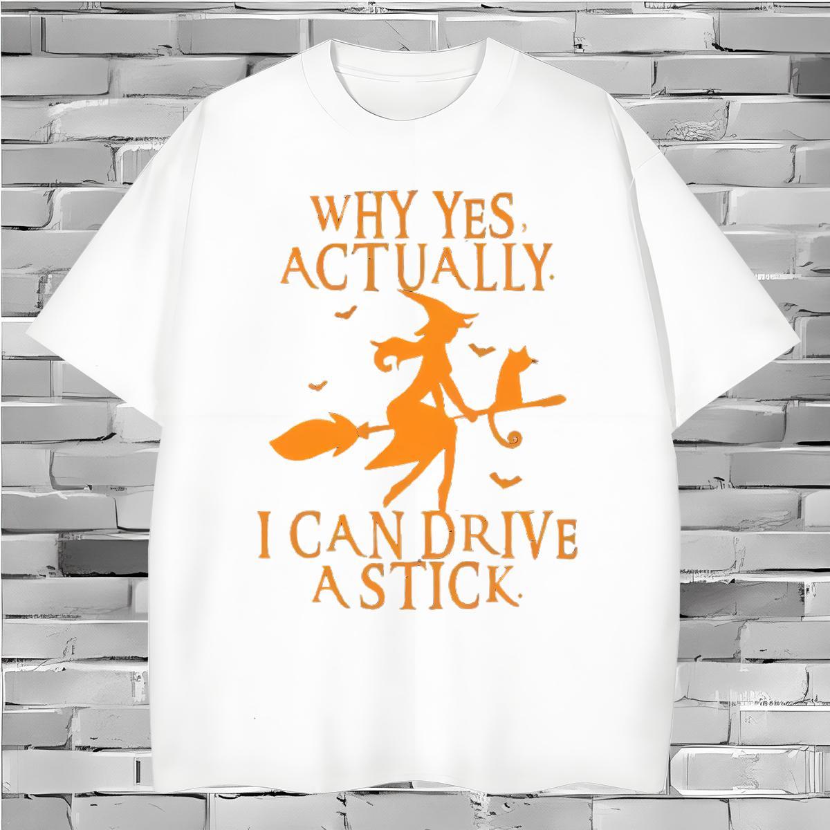Popular Man T Shirts witch Short Sleeve O-Neck Outdoor Anime 230g Cotton Tshirt for Man Woman Customized Top Tees