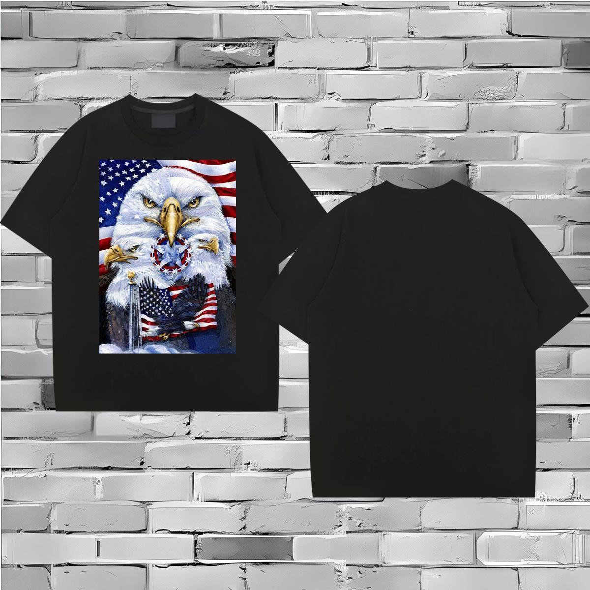Classic Casual Men Tshirts cool Summer Casual 230g 100% Cotton Clothings Breathable Short Sleeve Designer T shirt DIY Printed