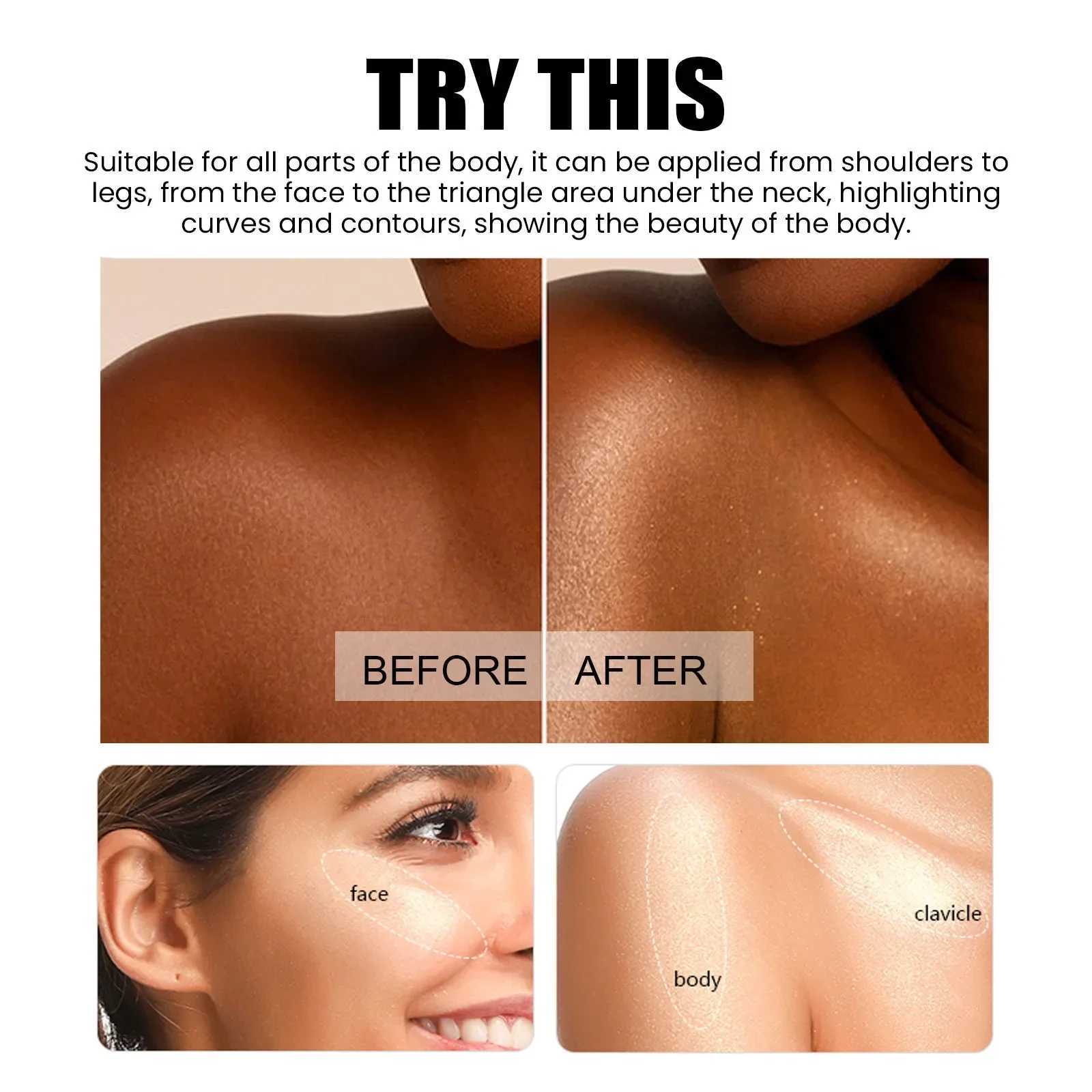 30ml Jayswing Body Flash spray Night Club Party Skin Clavicle Starlight Multi color Body Flash spray W240812