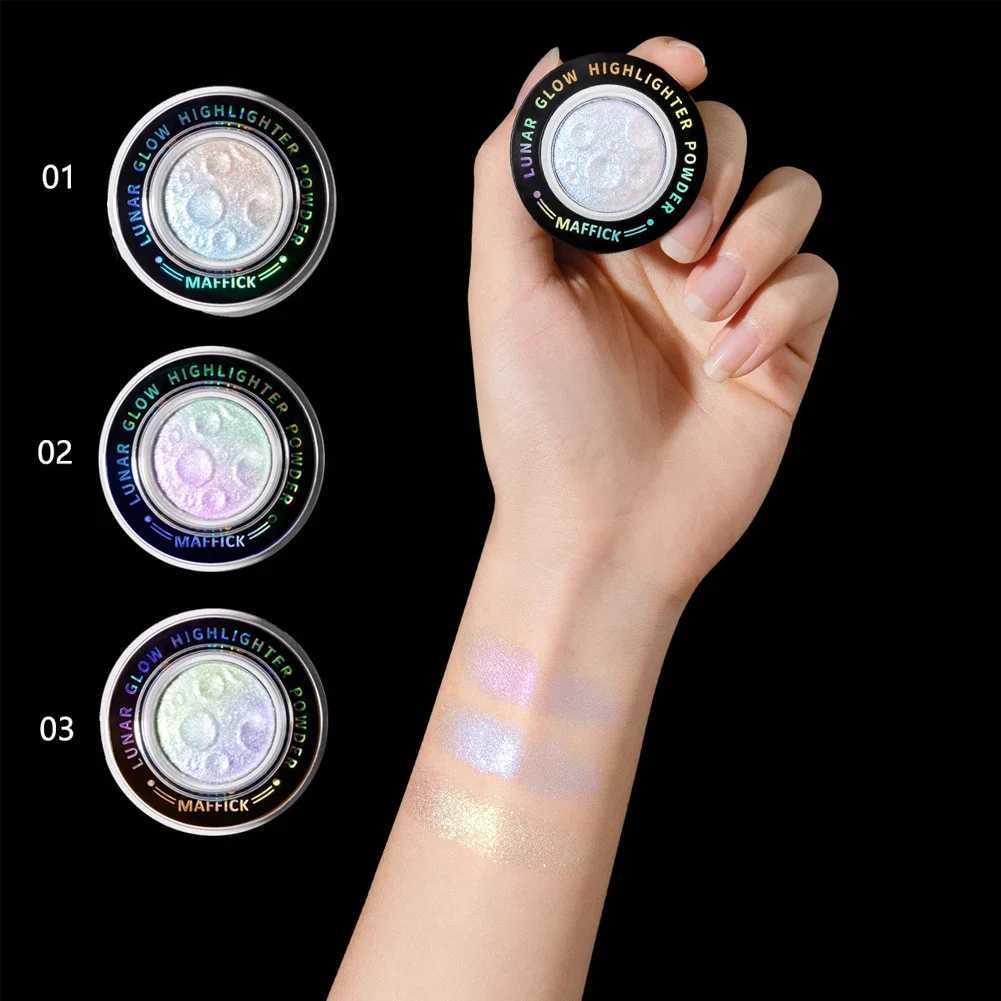 Star Chameleon Highlander Powder Planet Shadow Bronze Facial 3D Contour Bright Glitter Body Flash Illuminator Makeup W240812