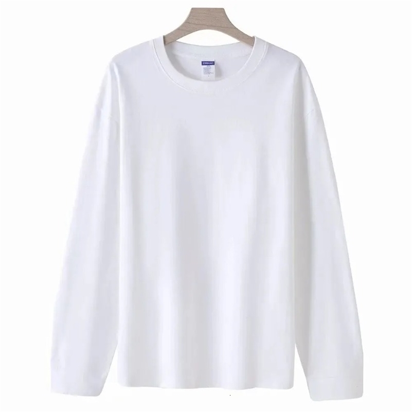 Mens T Shirts Casual Long Sleeve Cotton Moisture Wicking Heavyweight Tees Tanks Classic Loose Fit Tshirts for Men 240812