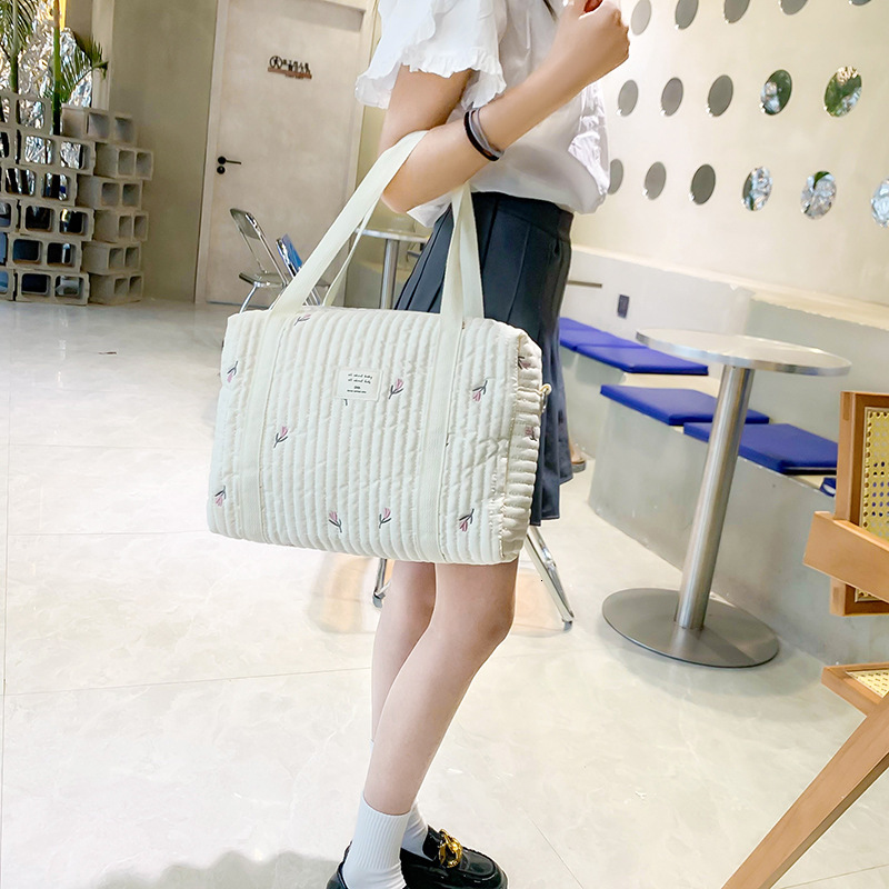 New Women's Tote Diaper Commuting Shoulder Leisure Simple Mommy Go Out Bag Large Capacity Handbag