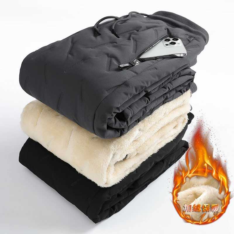 8XL New Thickened Winter Pants Men 2023 Super Warm Casual Joggers Sportwear Comfortable Oversized Cotton Male TrousersXJ240813