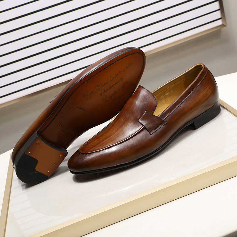 CMM Classic One Foot Casual Mens Shoes with Leather Top for Mens Wedding Banquet Leather Shoes for Men and Leather Shoes for Men