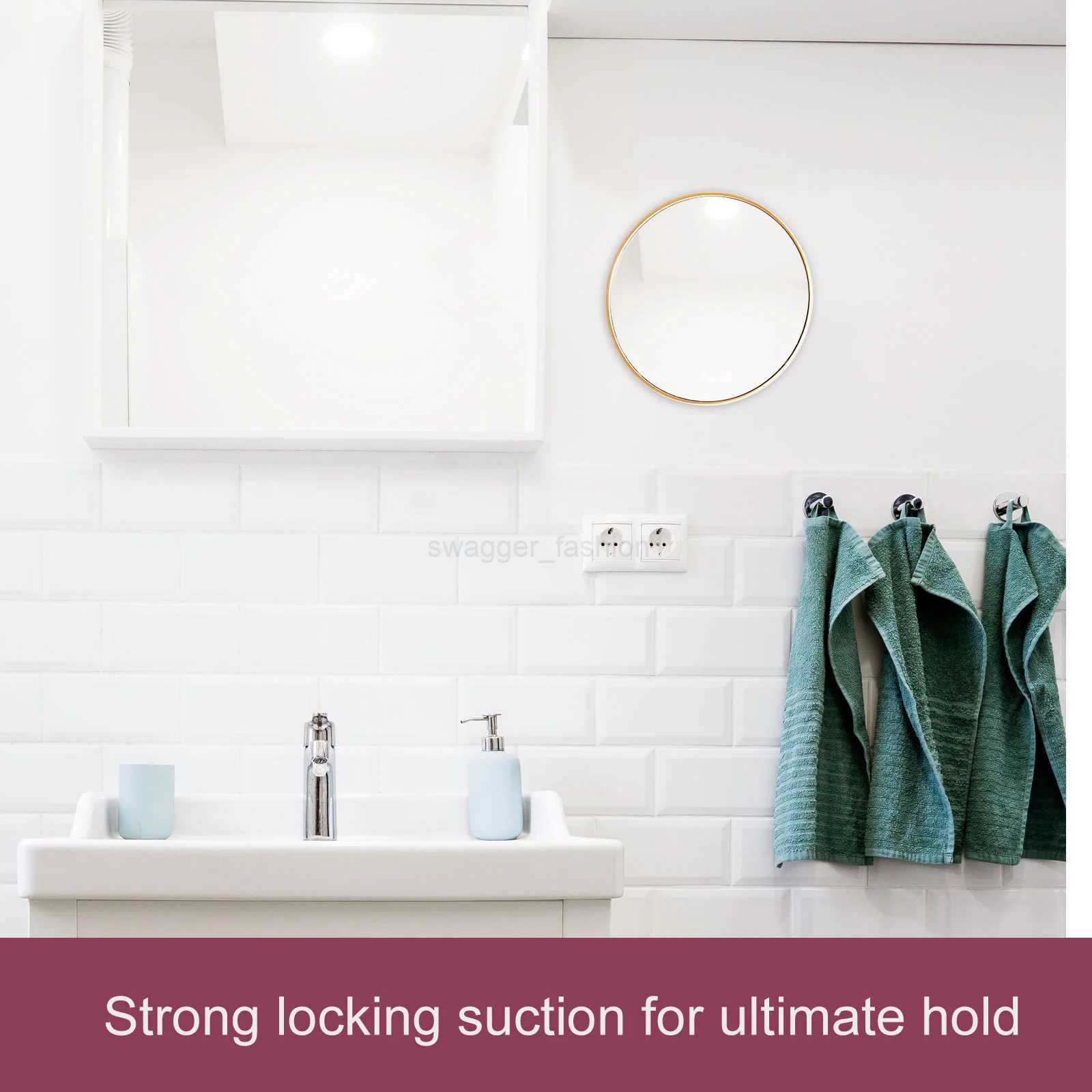 High Magnification Bathroom Mirror Flexible Makeup Mirror 20X Magnifying Mirror With Suction Cups Cosmetics Tools Round MirrorXJ240813