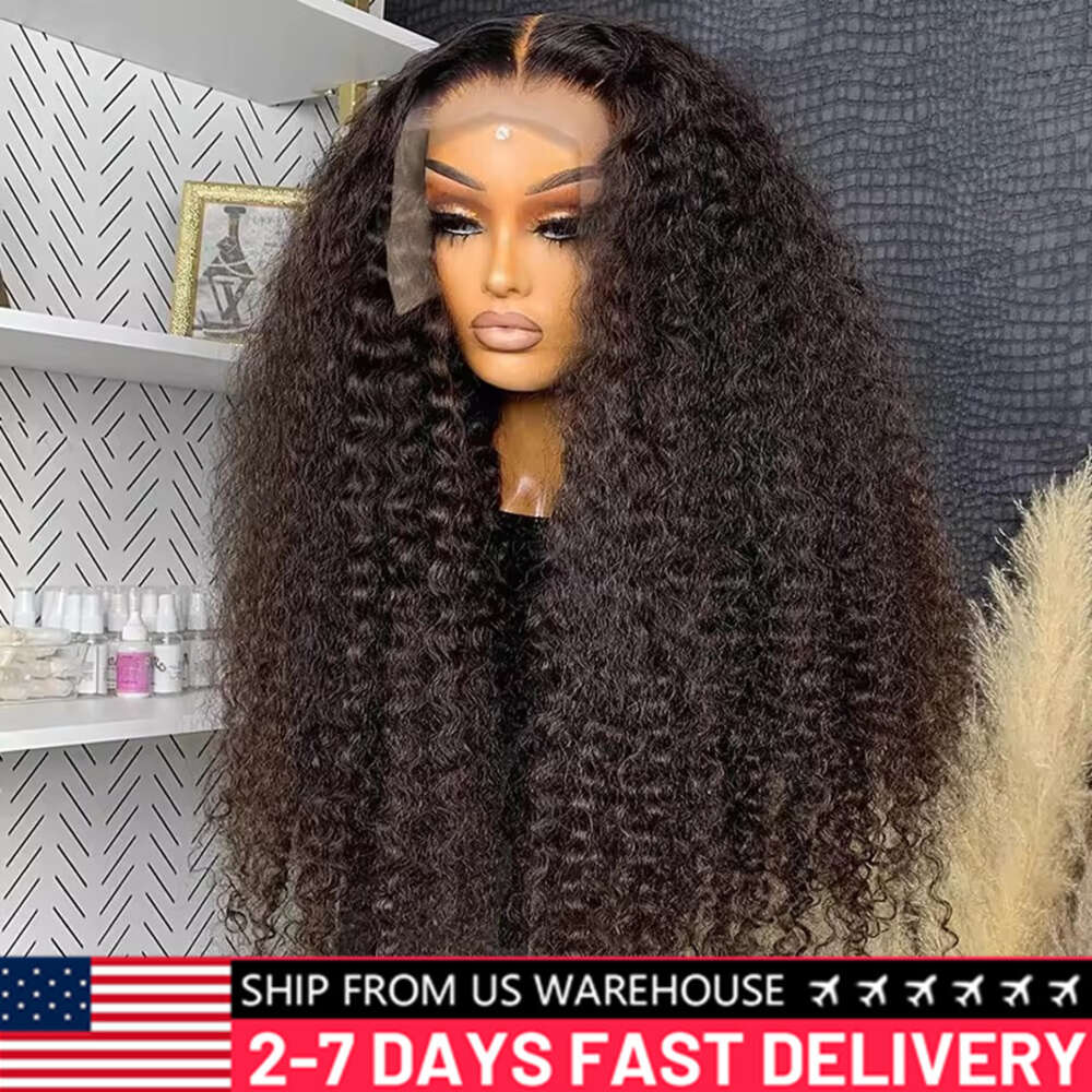 200 Density Deep Wave Hd Frontal Wig Wet And Wavy Curly Human 13X4 13X6 Lace Front Wigs For Black Women Bg Hair