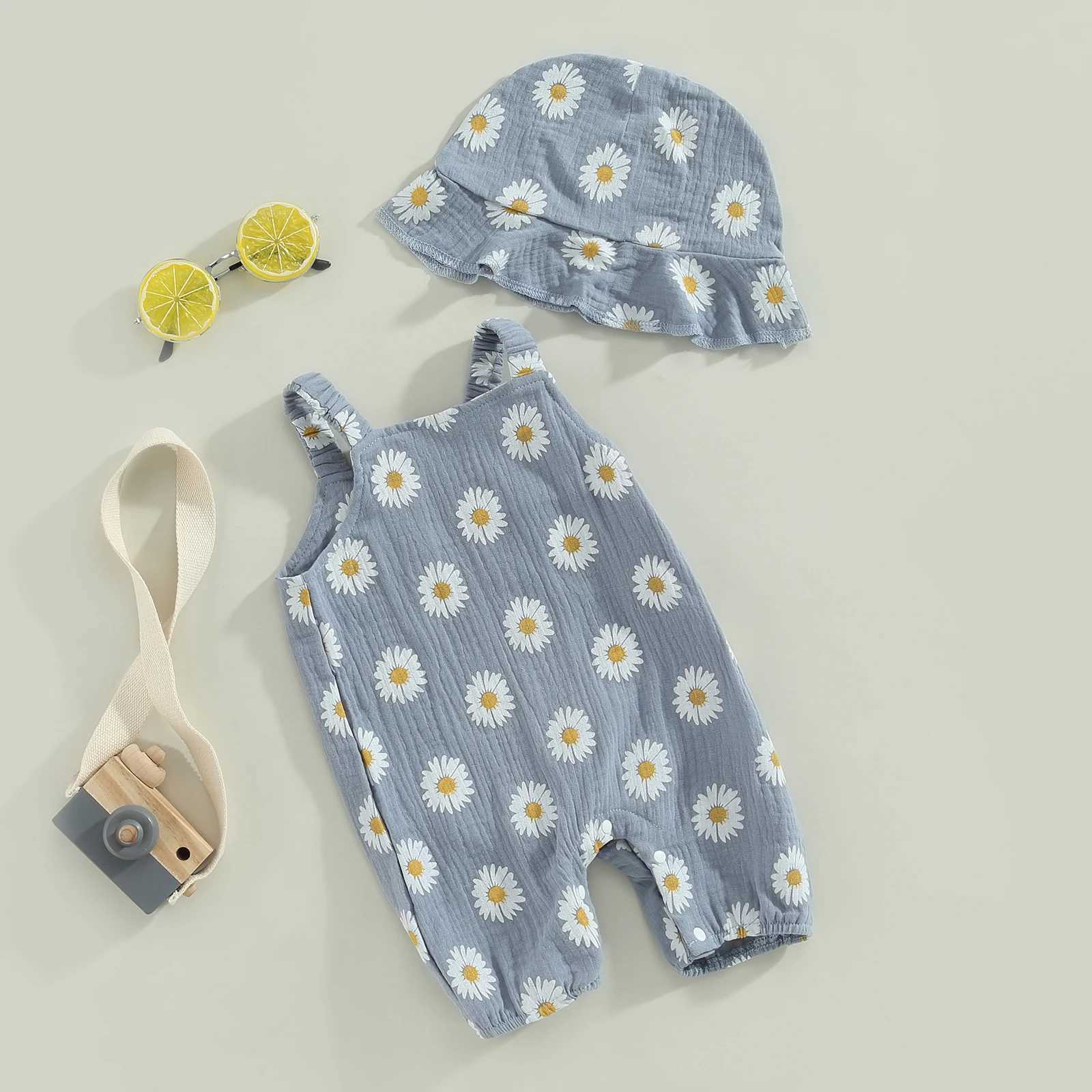 Pudcoco Baby Newborn Baby Hoodie Printed Sleeveless Cami Hoodie Baby Hoodie W240812