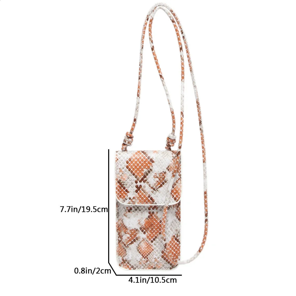 Fashion Mini Crossbody Bag Women Leopard Printing Shoulder Messenger For Girls Serpentine Leather Bolsas Ladies Phone Purse 240812