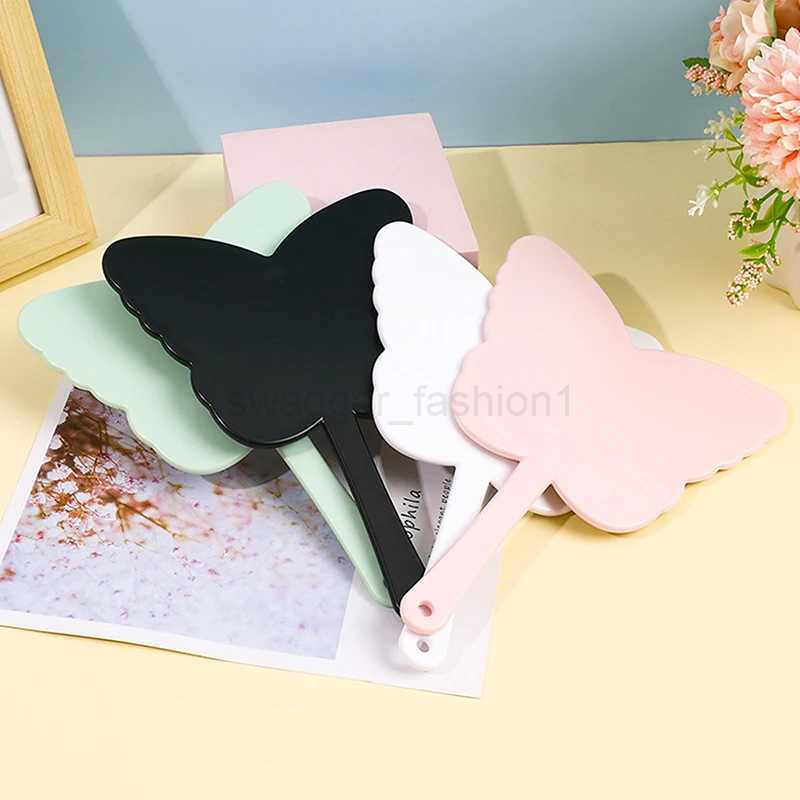 Butterfly Shaped Makeup Mirror Handheld Mirror Portable Eyelash Extension Mirrors Salon Mirrors MakeupXJ240813