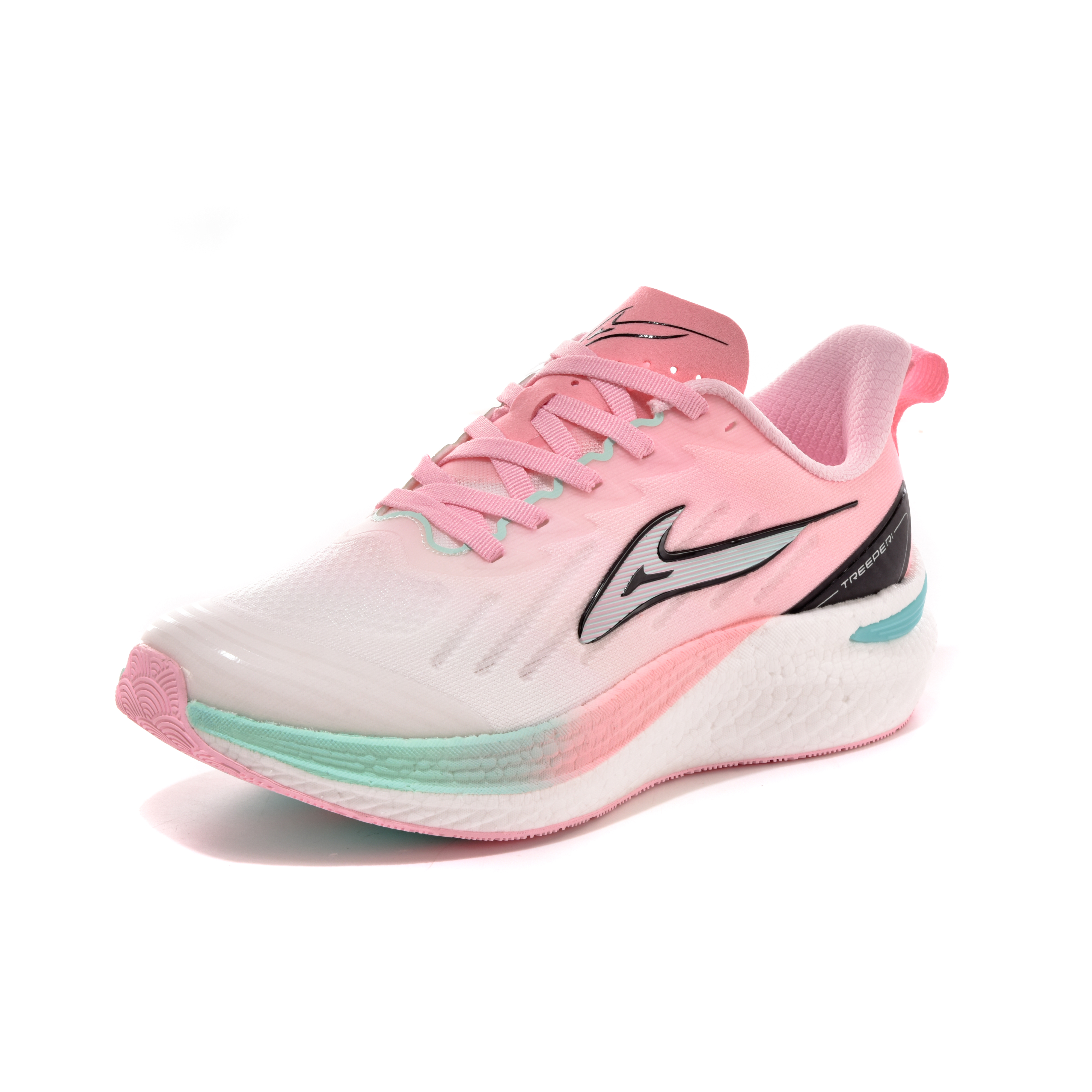 TREEPERI Wave Maker Speed Running Shoes men white black carbon fibre designer shoes women peach pink green sports sneakers mens womens athletic traine