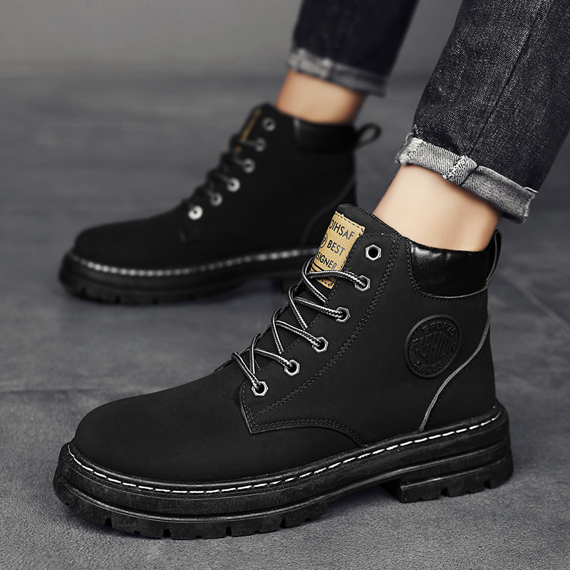 Ddmyoutdoor Martin Boots Spring New Anti Slip Waterproof High Fashion Men S Wear Resistant Labor Protection Work Clothes Short Outdoor Shoes