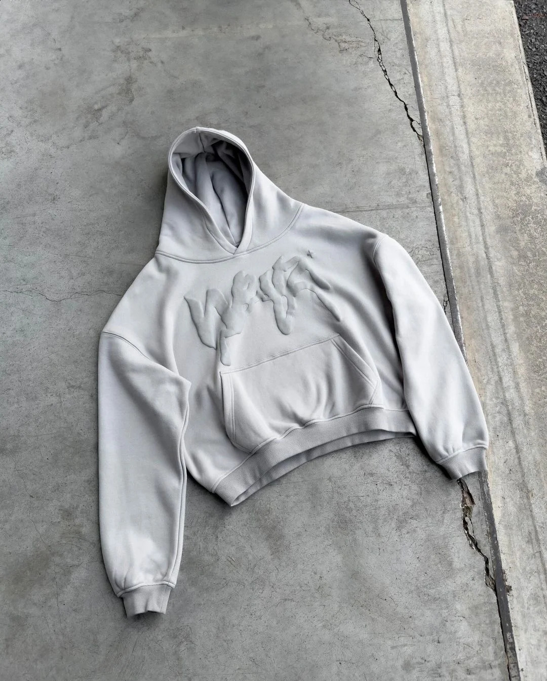oversize washed printed punk jacket street hip-hop niche street hooded sweatshirt American versatile high-quality loose top 240812