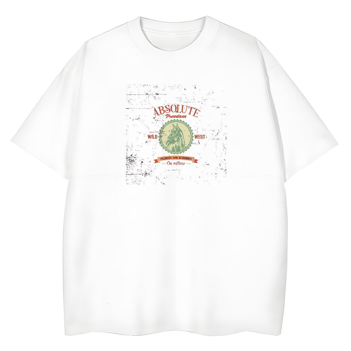 Designer T shirt dog Breathable Beach Custom Printed 100% Cotton 230g Couples T Shirts Fashion Design Top Tees